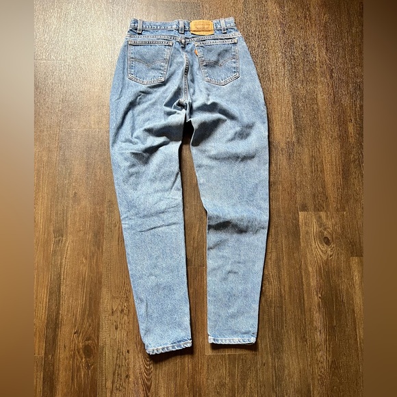 Vintage 90s Levi’s 560 Orange Tab Relaxed Straight Leg Jeans - Picture 2 of 5